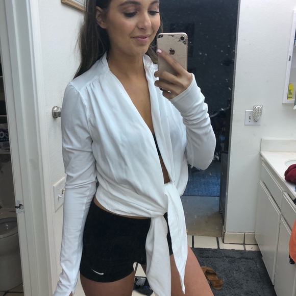 lululemon athletica Sweaters - Lululemon drape cardigan with ruching